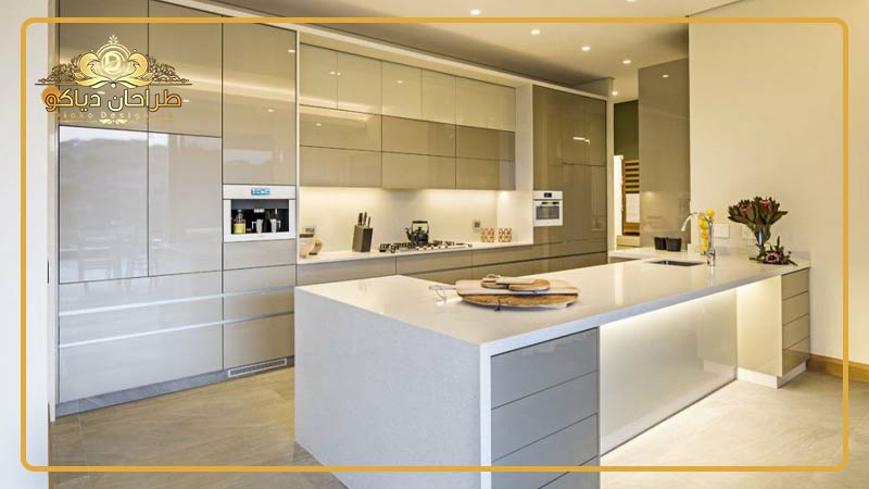 کابینت آَپزخانه پلی گلاس